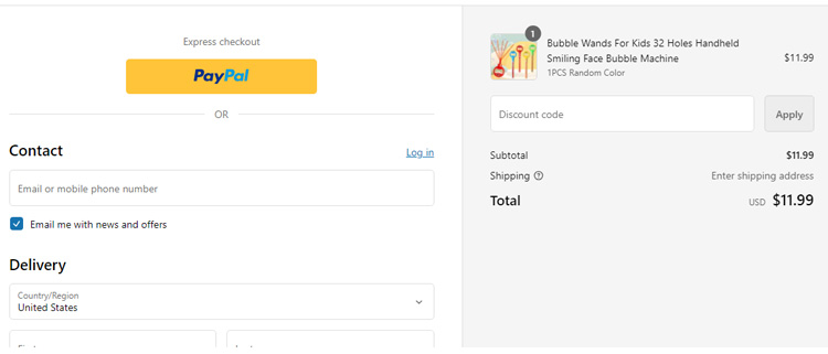 A screenshot of coolfidgettoy checkout page showing a working coupon code