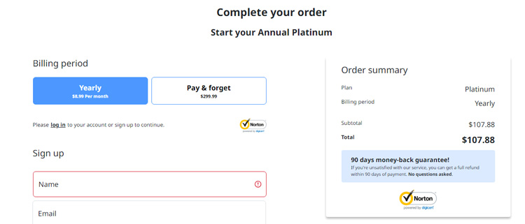 A screenshot of dglegacy's checkout page showing a working coupon code