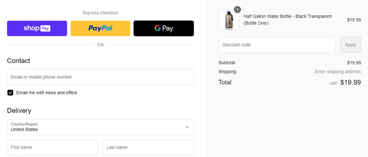 A screenshot of hydrarank checkout page showing a working coupon code