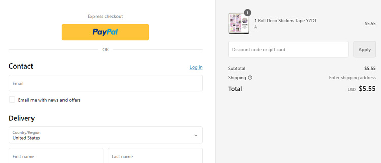 A screenshot of obujo checkout page showing a working coupon code