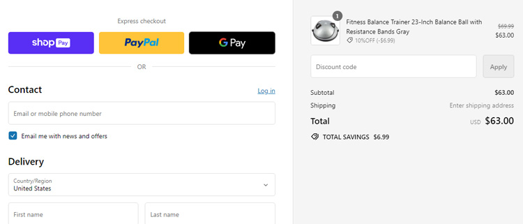 A screenshot of z zelus checkout page showing a working coupon code 