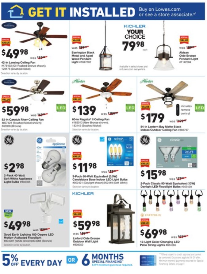 Lowes Weekly Ad (9/5/19 - 9/11/19) Early Preview